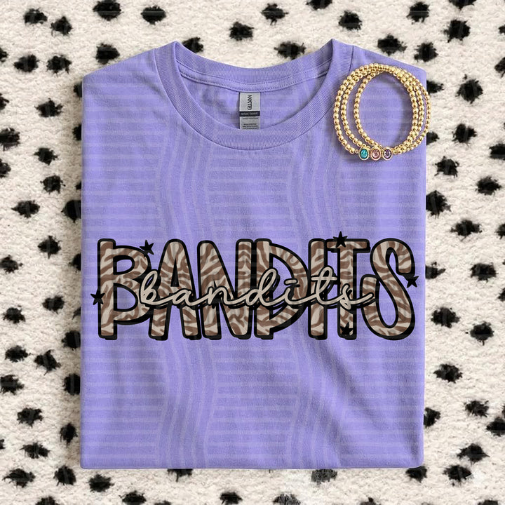 Bandits Zebra Mascots DTF transfer