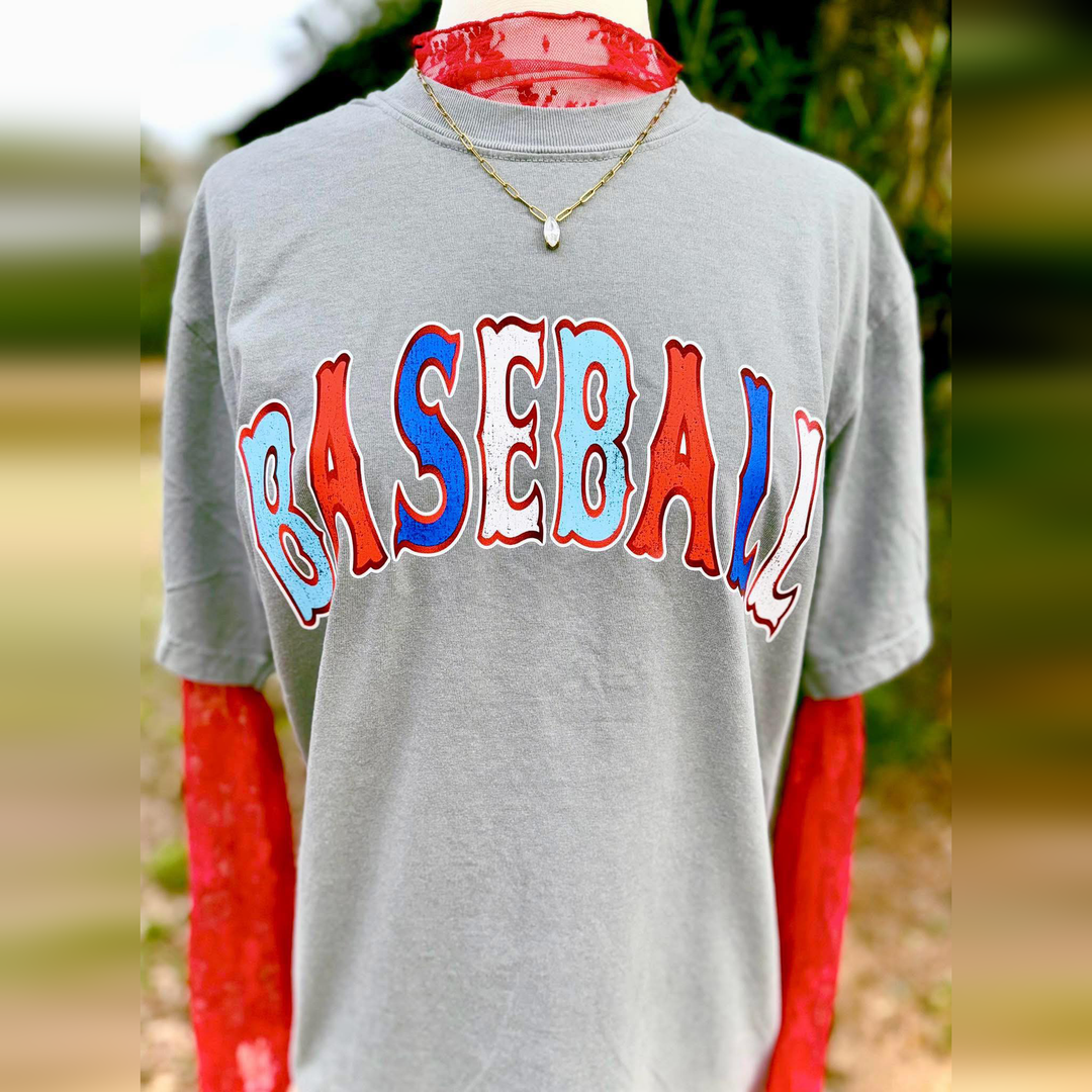 Baseball Arched – DTF Transfer – product image