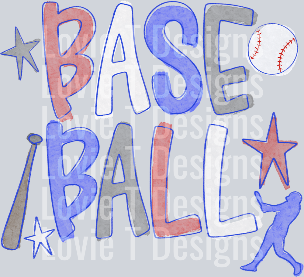 Baseball watercolor