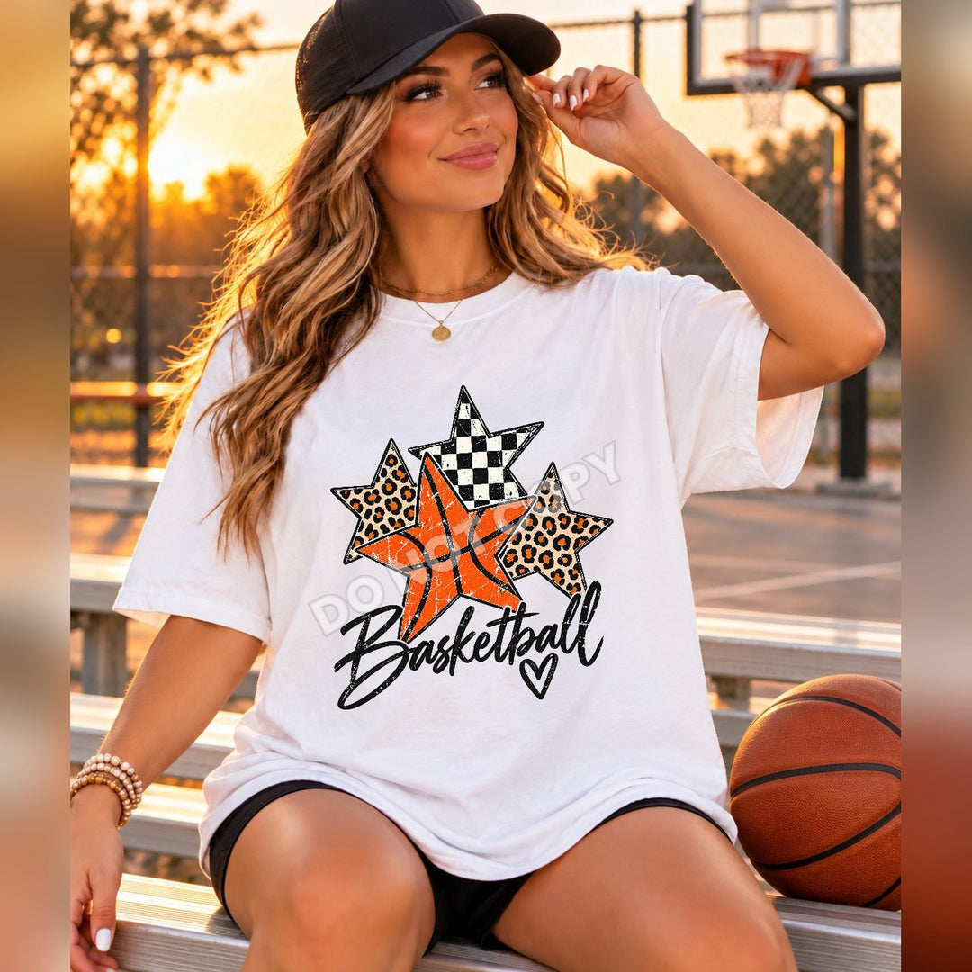 Basketball Stars basketball DTF transfer mockup
