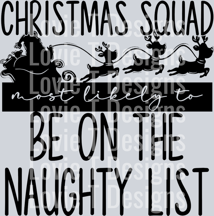 Be on the Naughty List