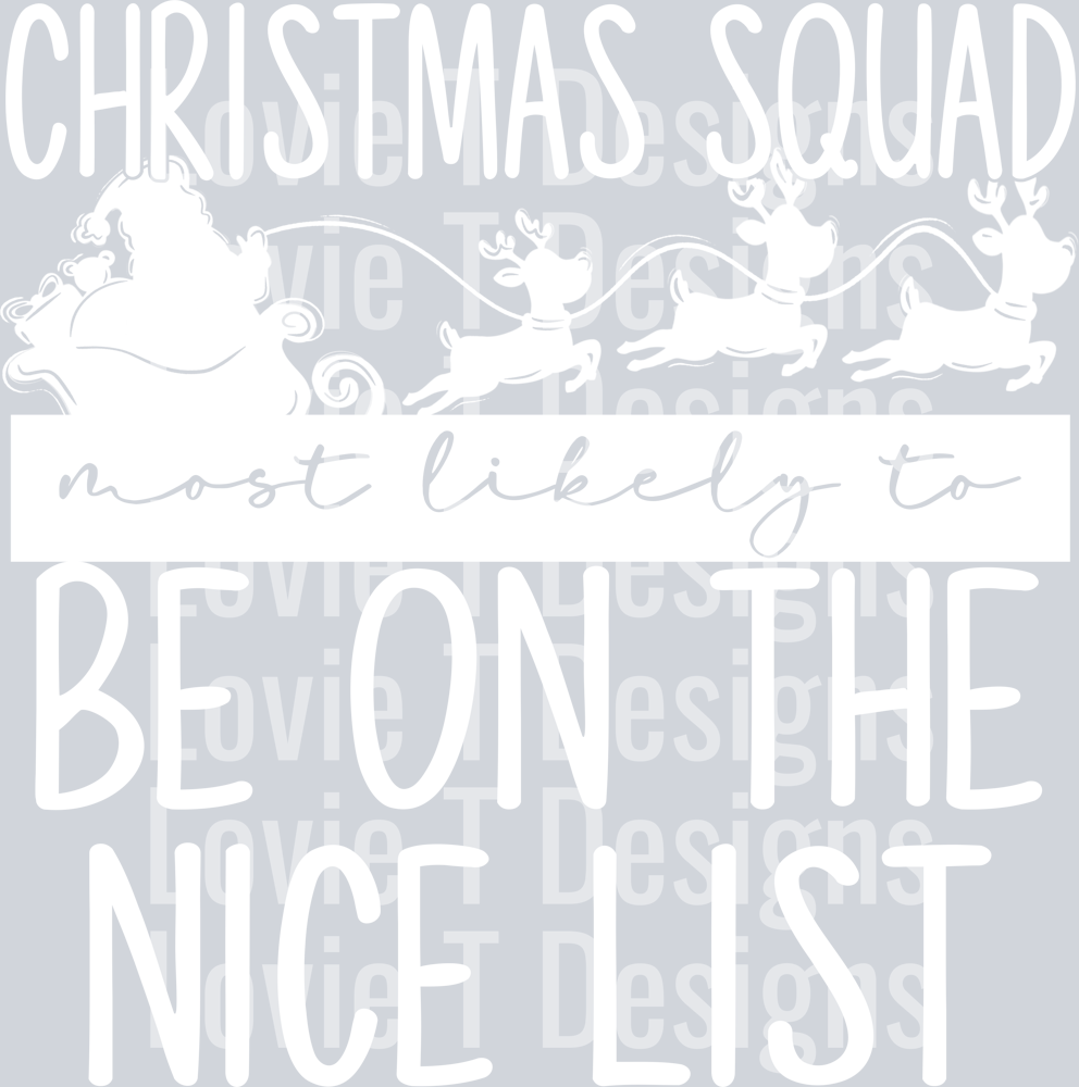 Be on the Nice List White