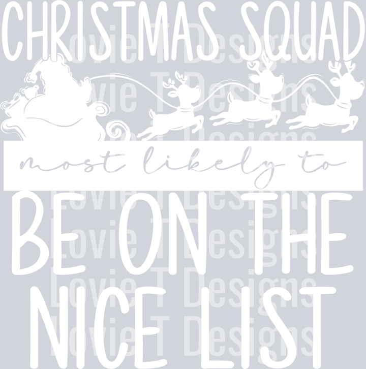 Be on the Nice List White