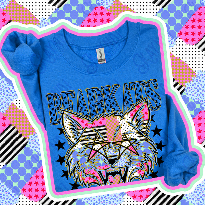Bearkats Patchwork Varsity Stars mascot DTF transfer