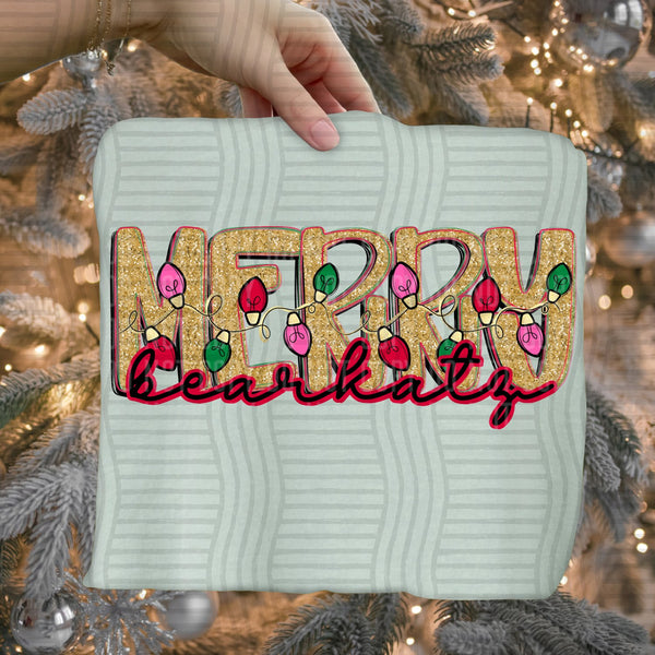 Merry Lights Mascots Bearkatz design