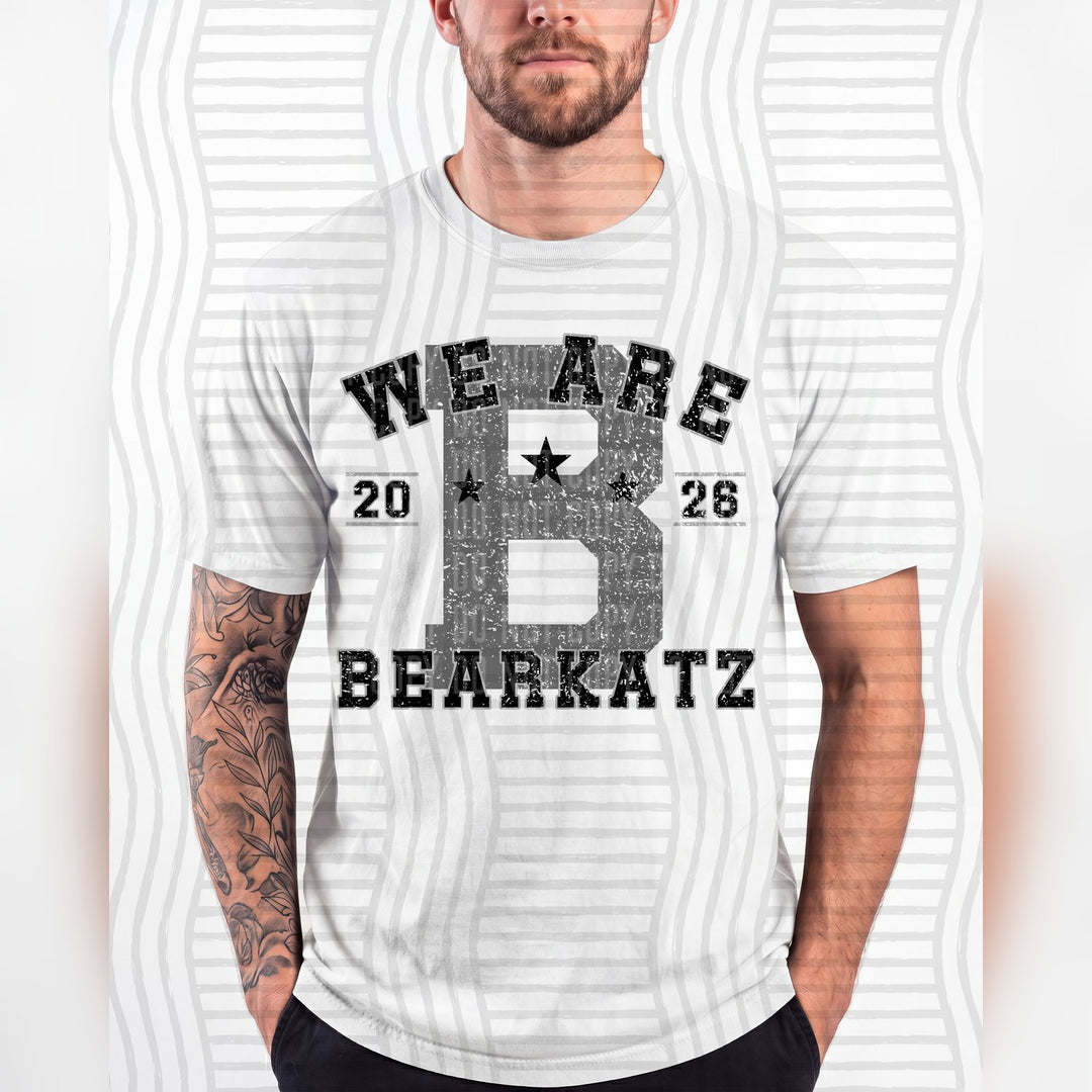 Bearkatz Varsity Initials Mascots DTF transfer