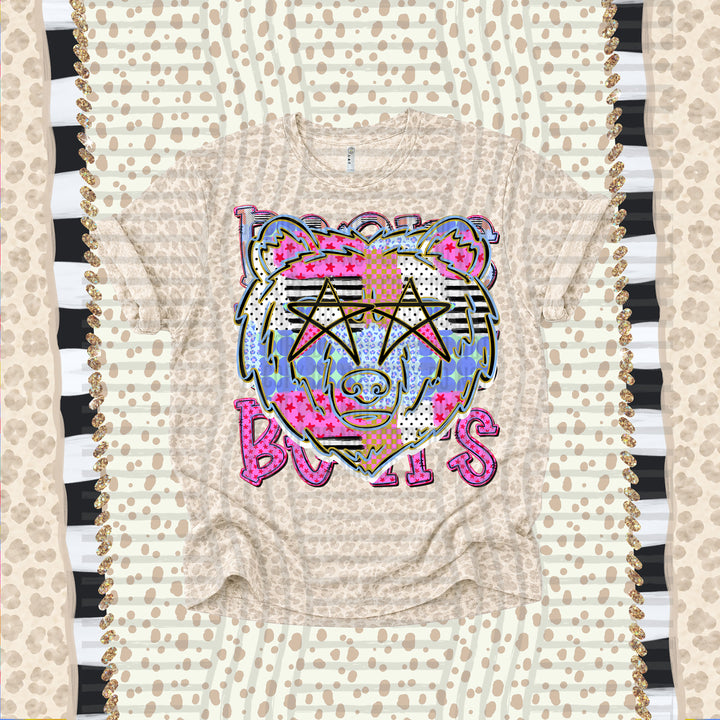 Bears Dolly Doodle mascot DTF transfer