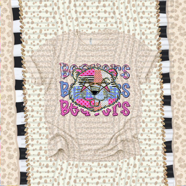 Beavers Dolly Doodle mascot DTF transfer