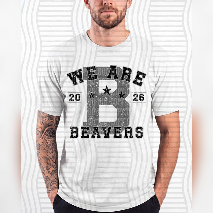 Beavers Varsity Initials Mascots DTF transfer