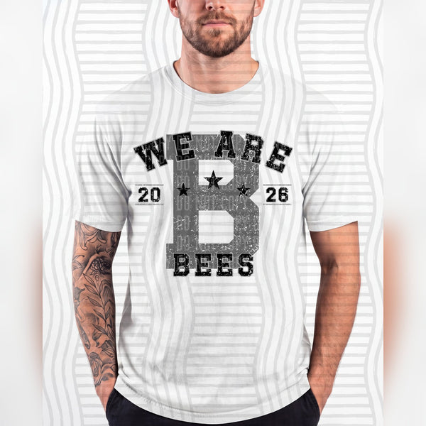 Varsity Initials Mascots Bees design