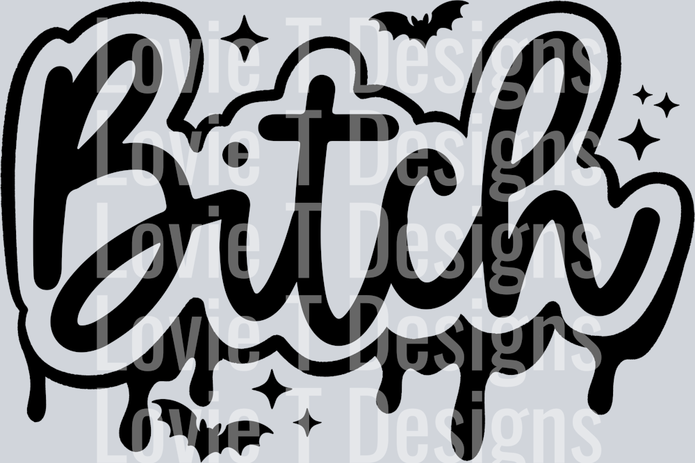 Bitch_Single_Color_Black
