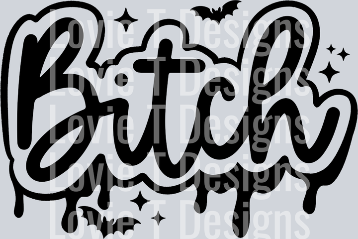 Bitch_Single_Color_Black