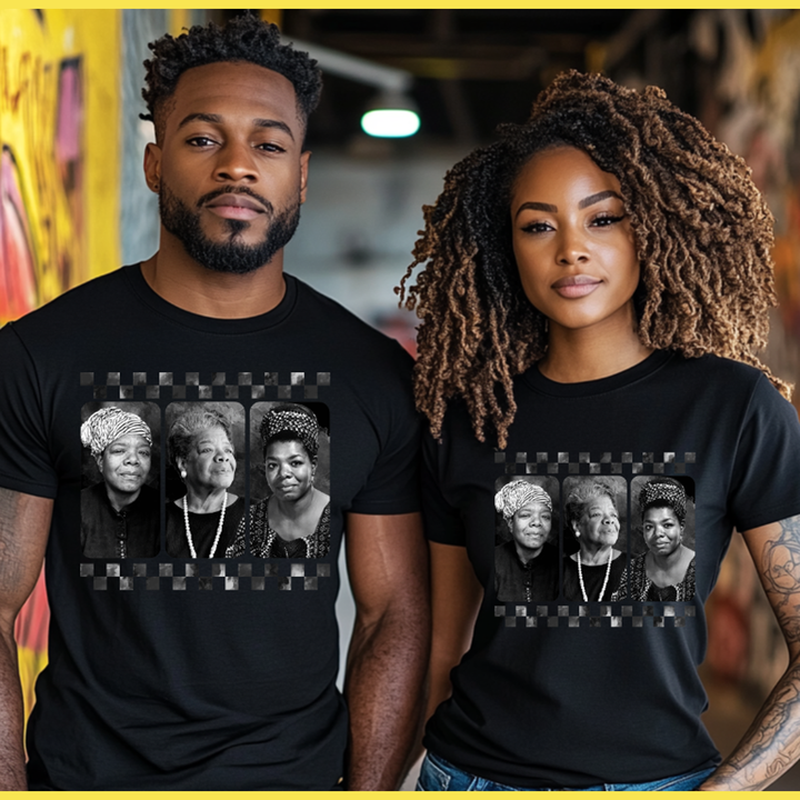 Black History Month Maya Angelou – DTF Transfer – product image