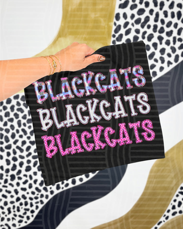 Blackcats Dolly Tri Stacked mascot DTF transfer