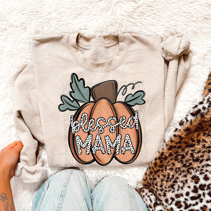 BLESSED MAMA PUMPKIN