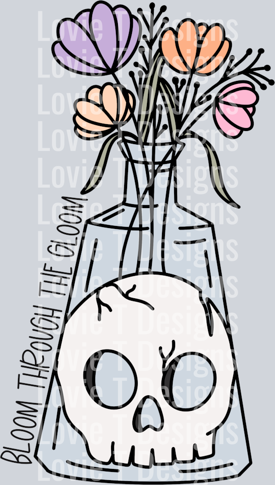 Bloom Through The Gloom Doodle