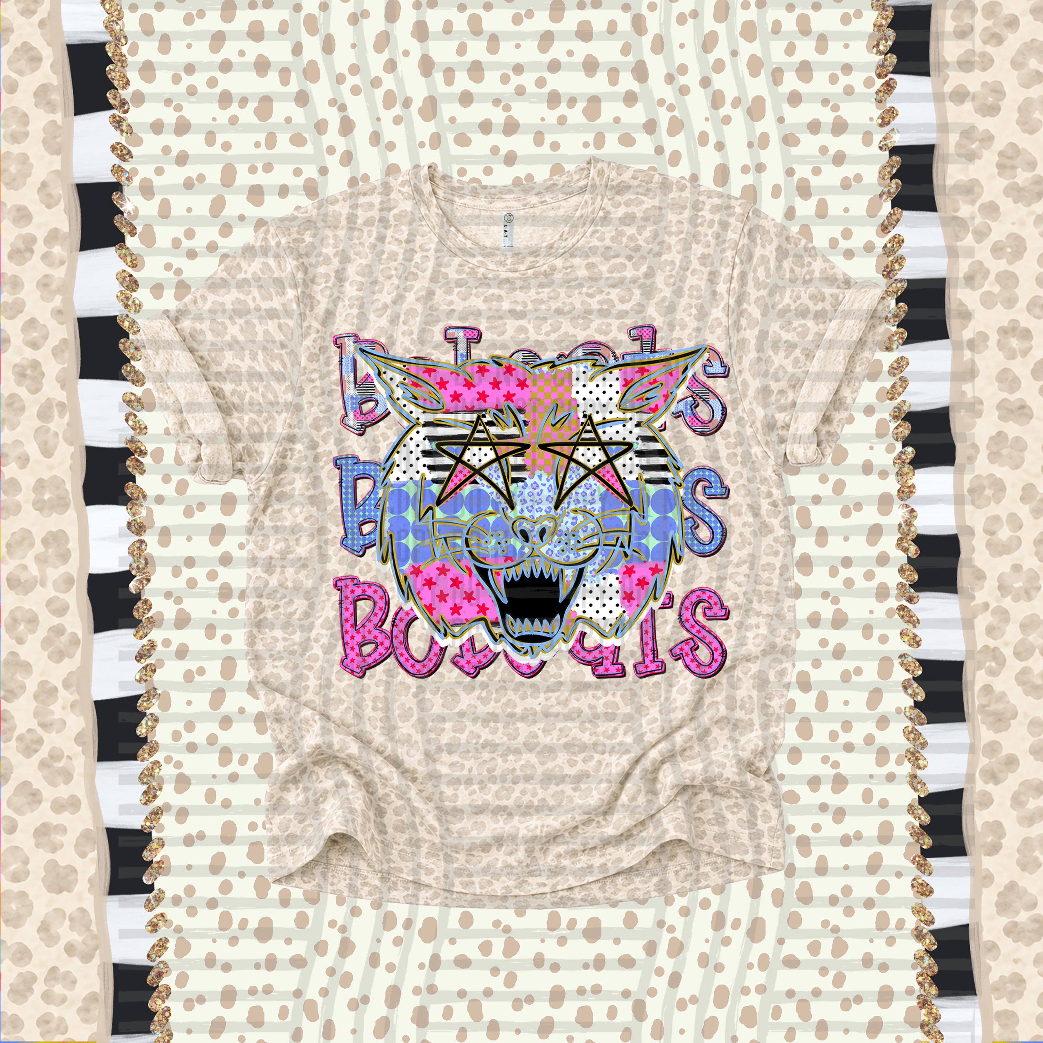 Dolly Doodle Mascots Bobcats design