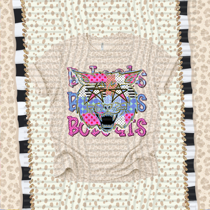 Bobcats Dolly Doodle mascot DTF transfer