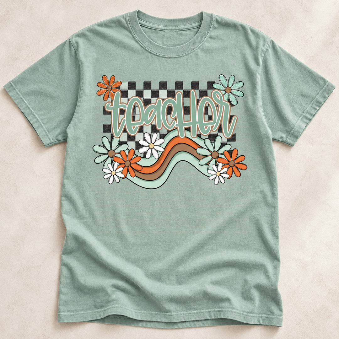 Boho Wave Occupations customizable DTF transfer mockup