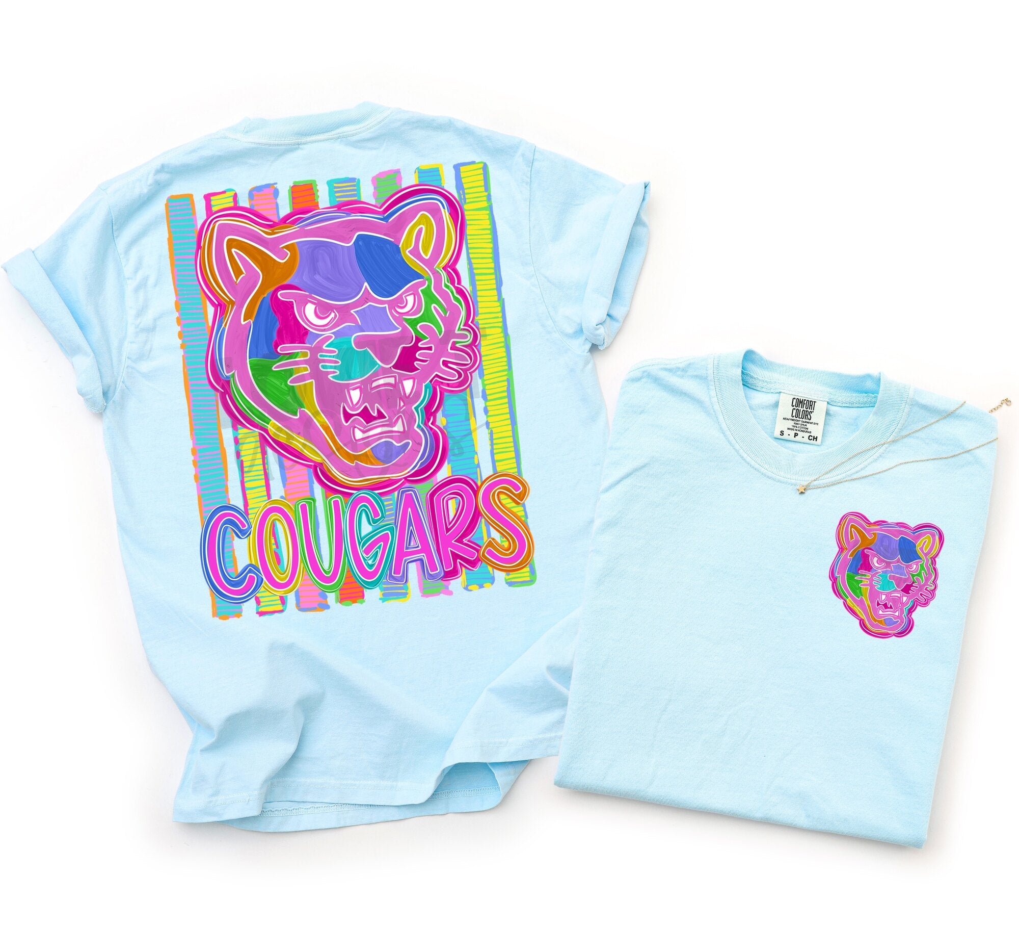 Bold + Bright Mascots Cougars design