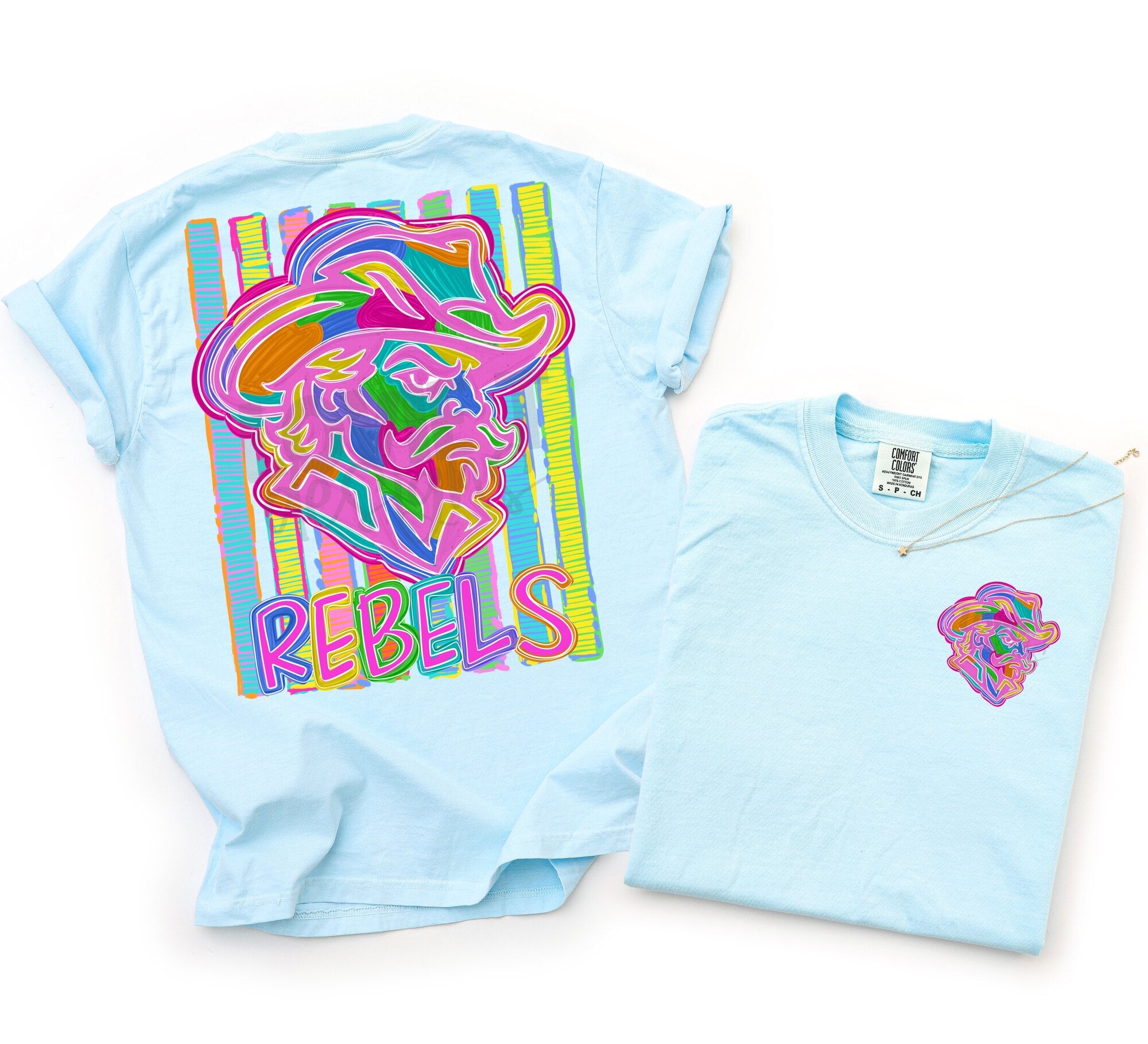Bold + Bright Mascots Rebels design