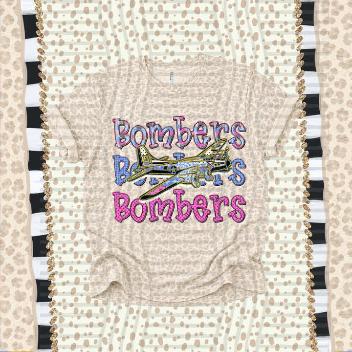 Bombers Dolly Doodle mascot DTF transfer