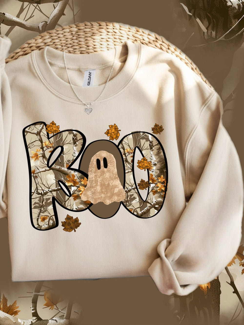 Boo Camo DTF transfer design – image 1