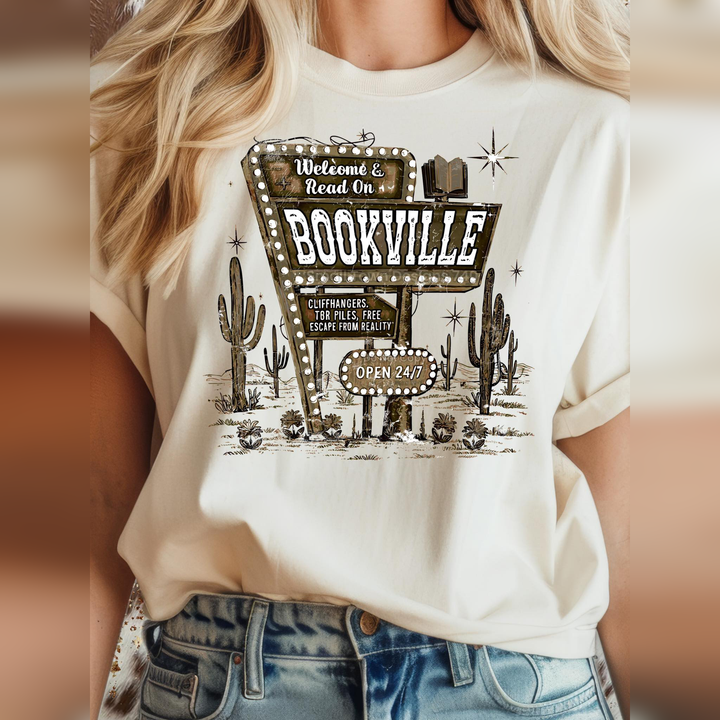 Bookville Distressed – DTF Transfer