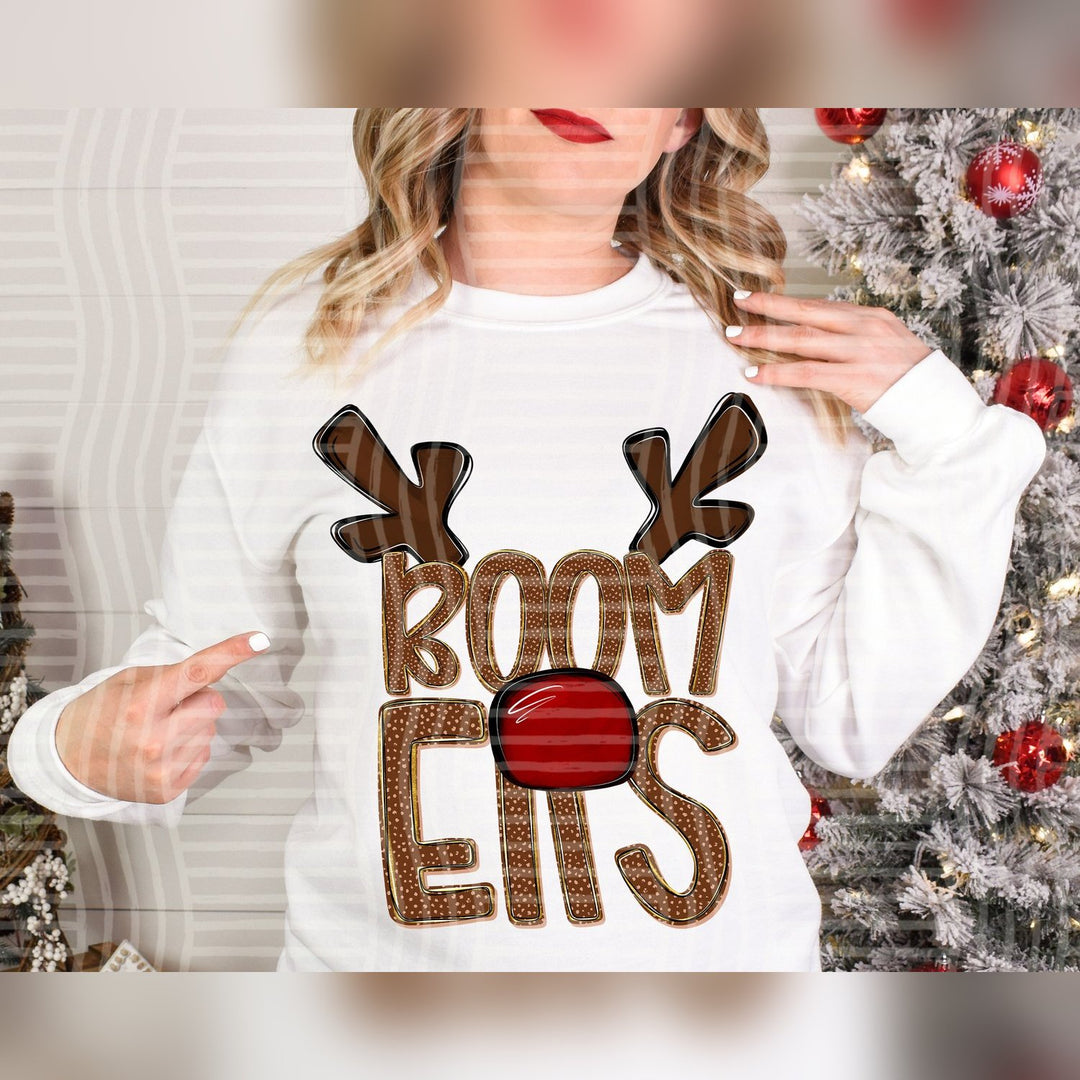 Boomers Deer Antler Mascots DTF transfer