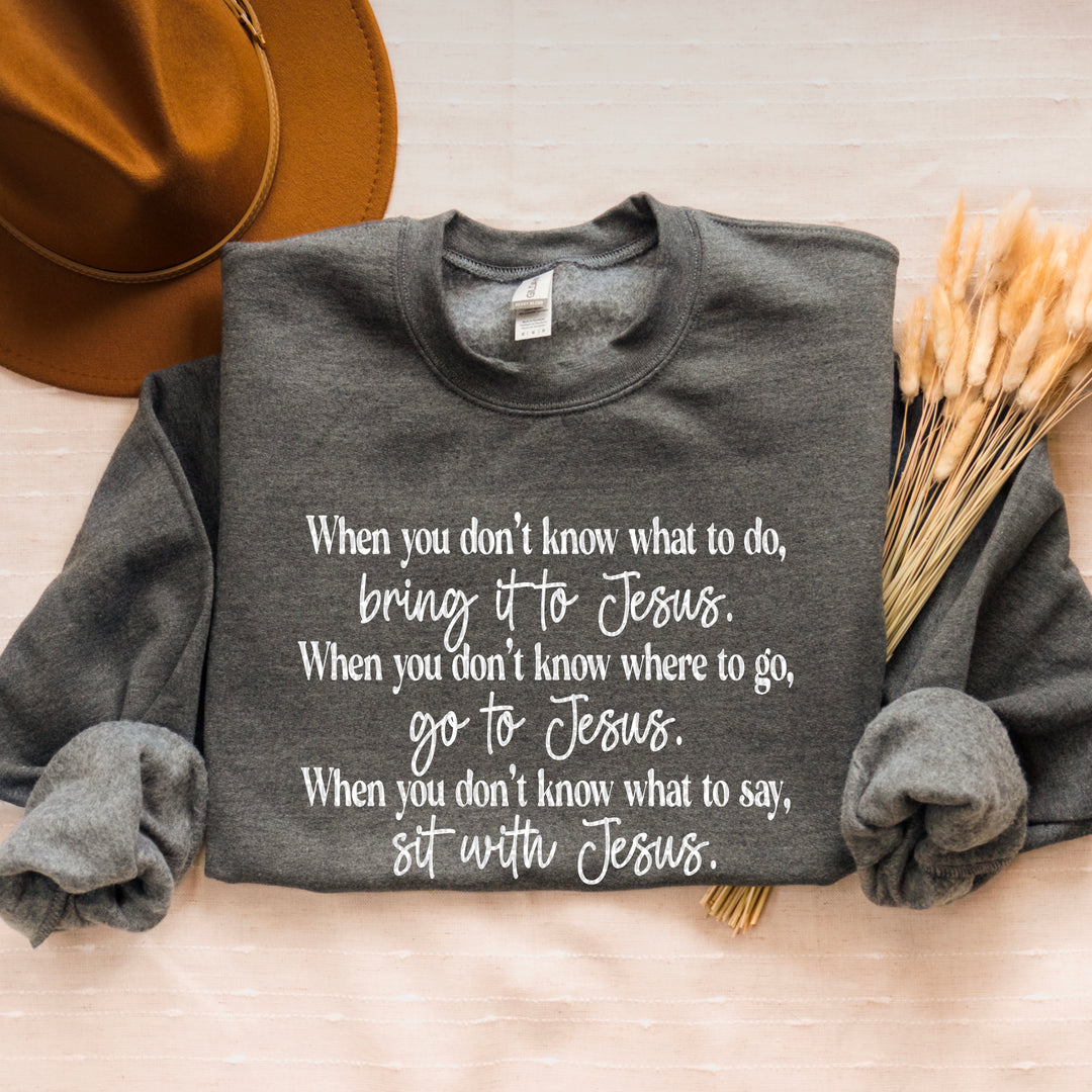 BRING IT TO JESUS   WHITE