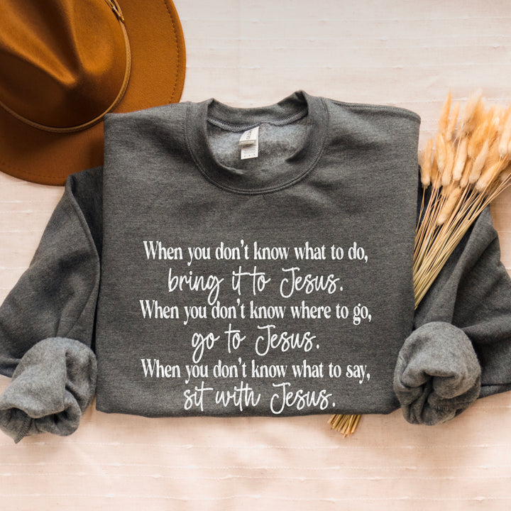 BRING IT TO JESUS   WHITE