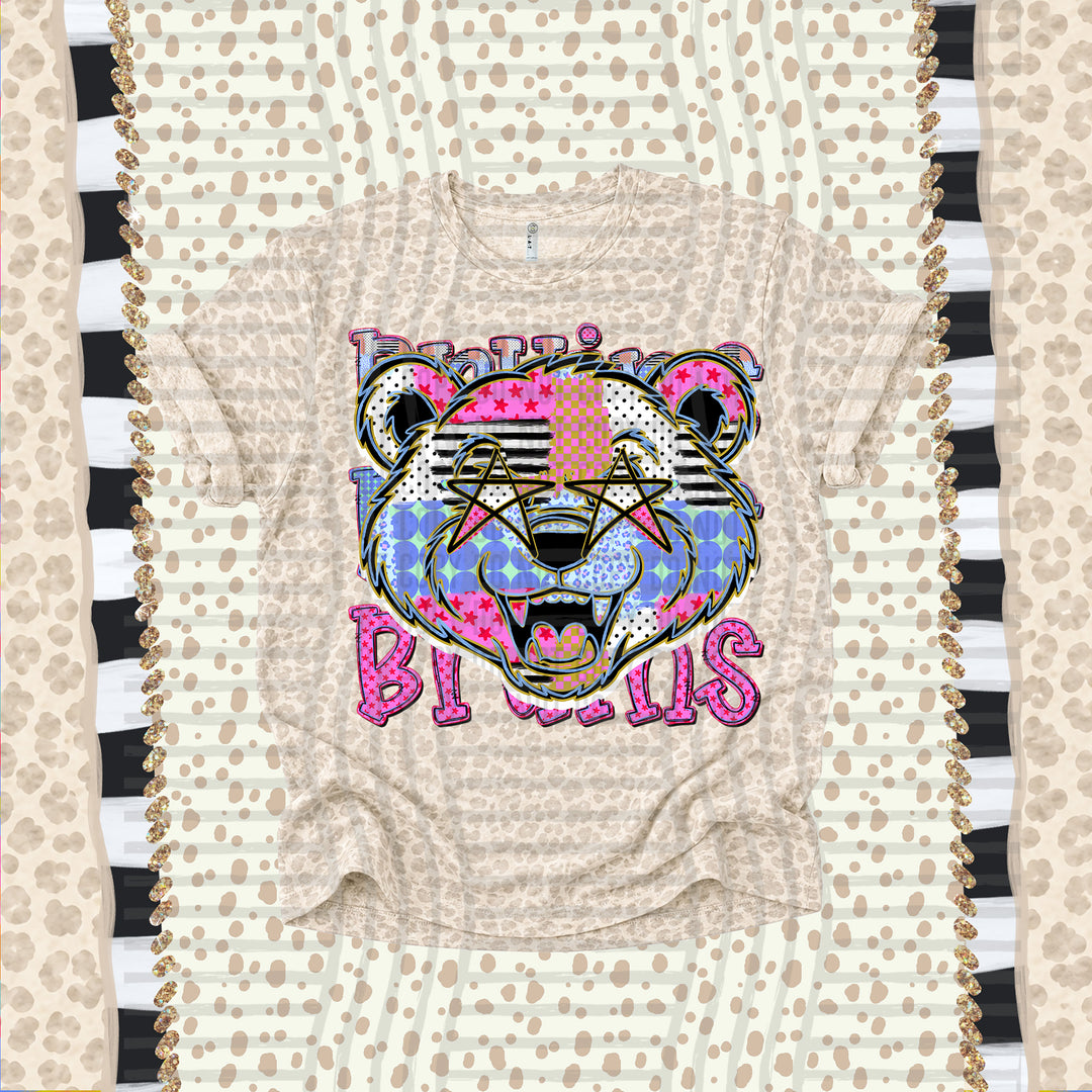 Bruins Dolly Doodle mascot DTF transfer