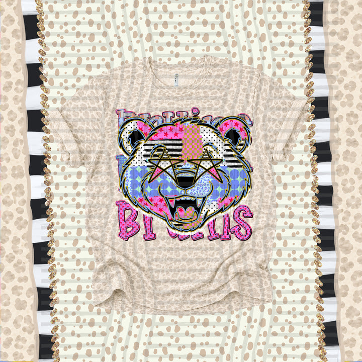 Bruins Dolly Doodle mascot DTF transfer