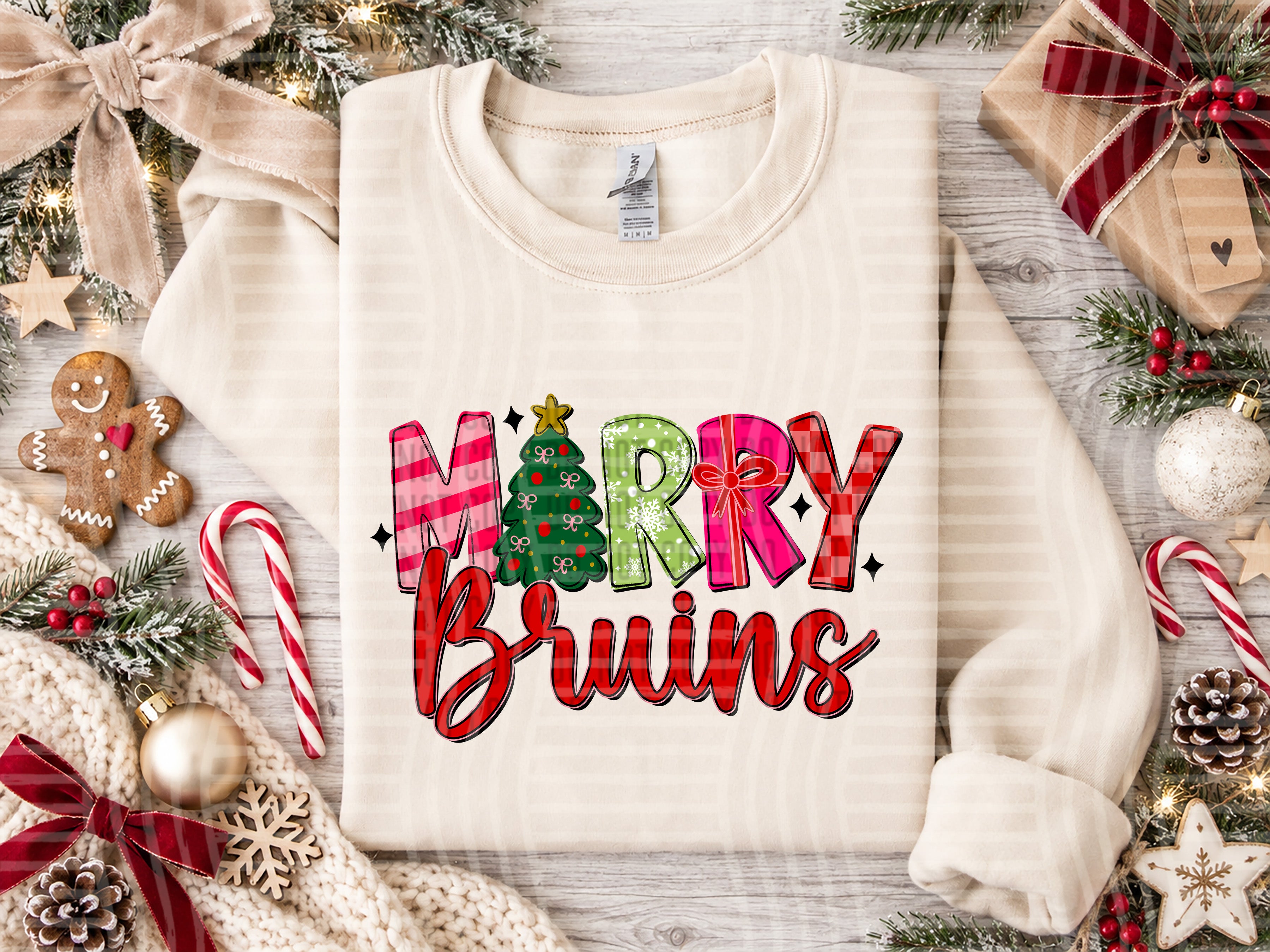 Merry Mascots Bruins design