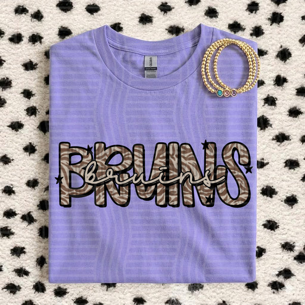 Zebra Mascots Bruins design