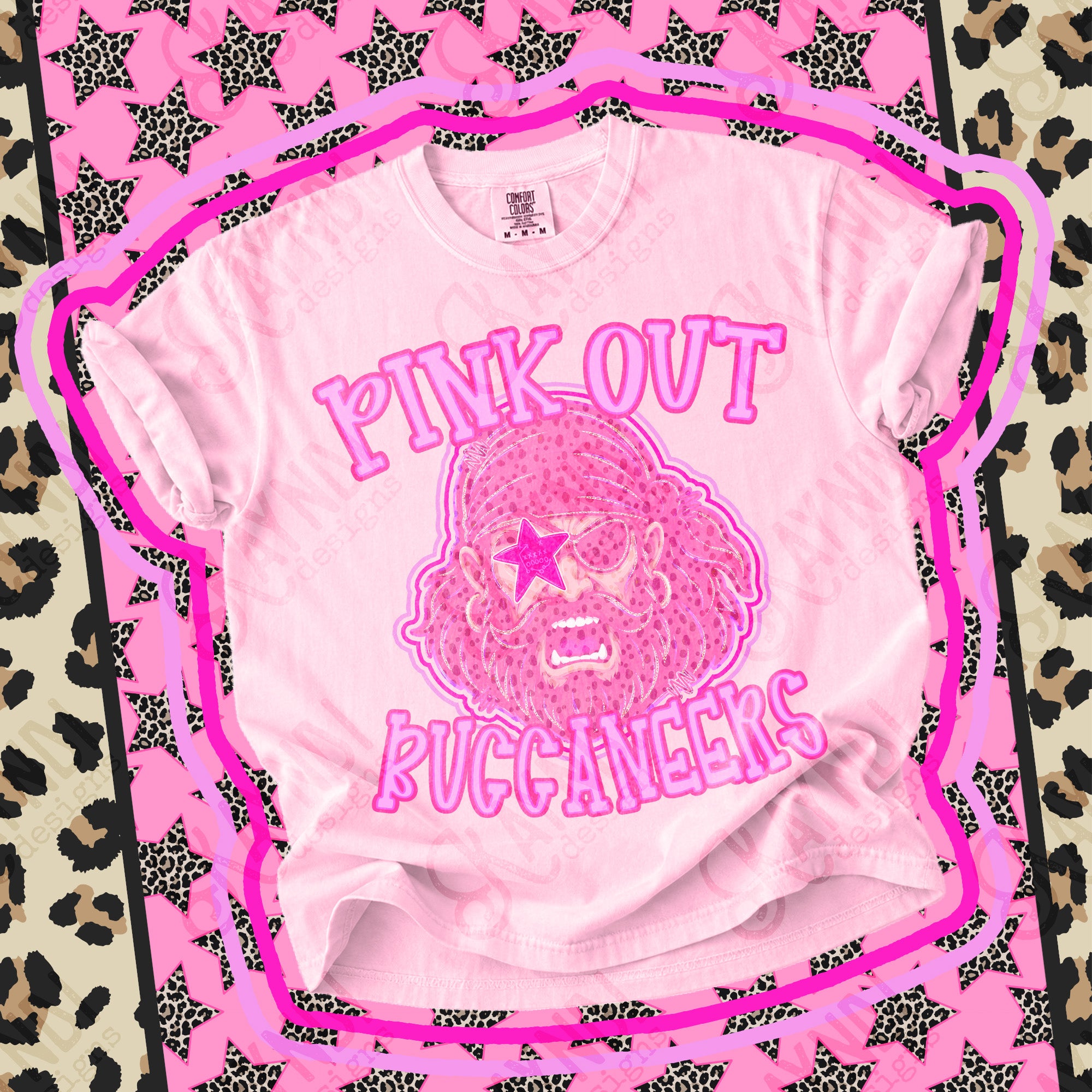 Pink Out Mascots Buccaneers 2 mockup