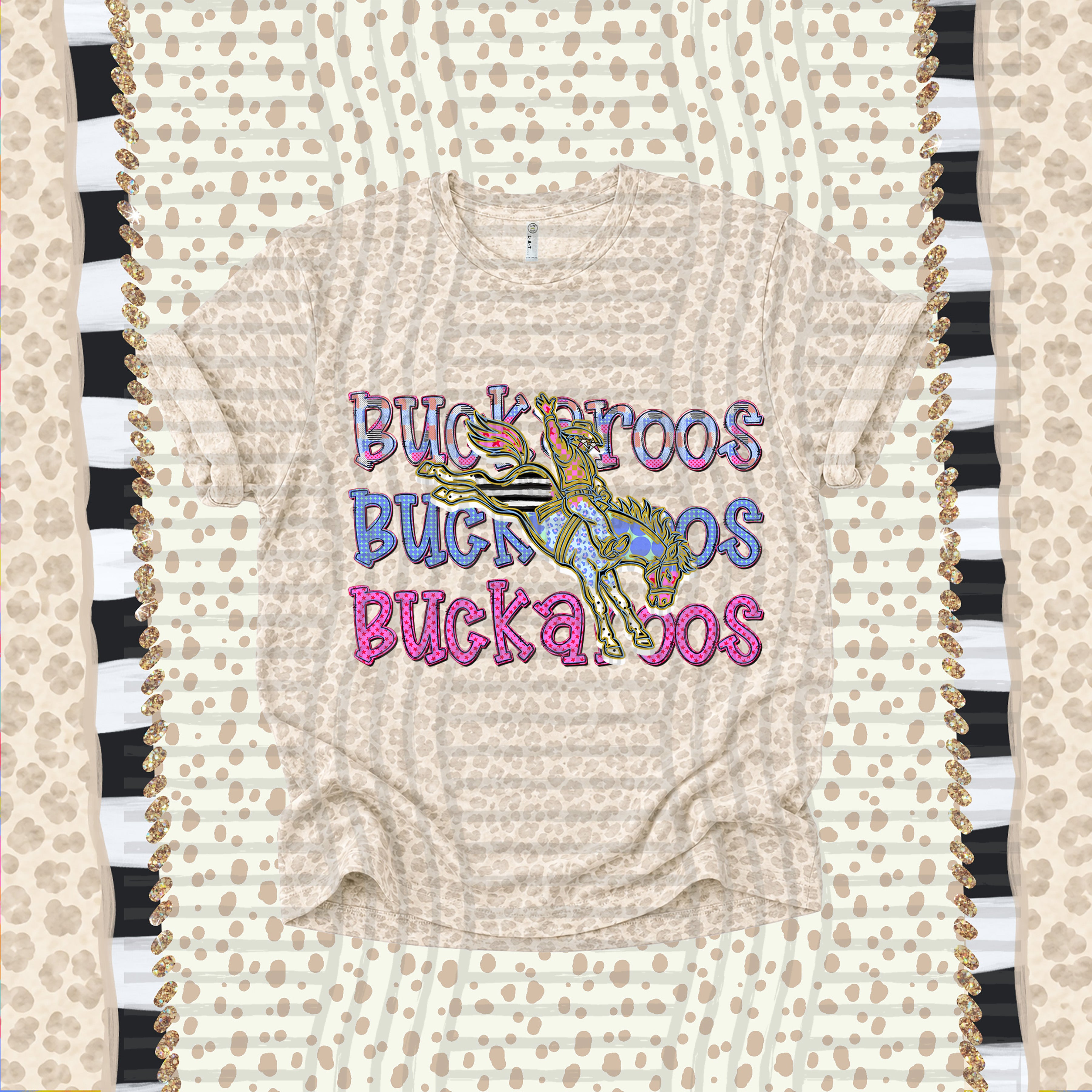 Dolly Doodle Mascots Buckaroos design