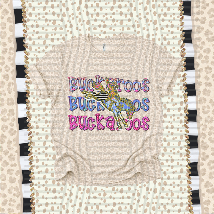 Buckaroos Dolly Doodle mascot DTF transfer