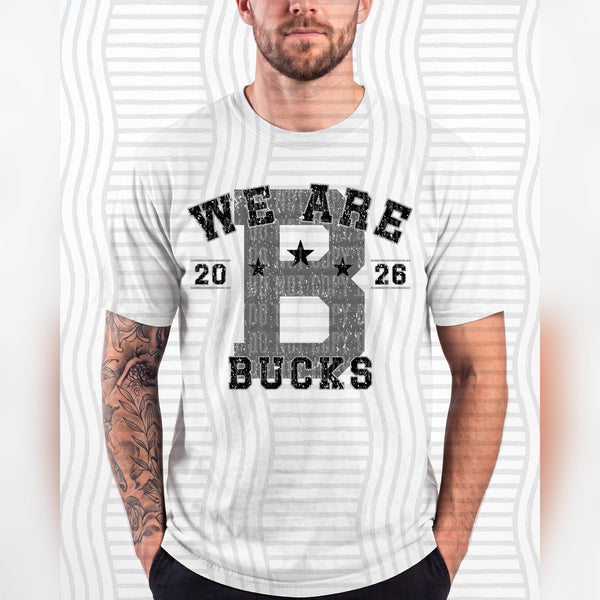Varsity Initials Mascots Bucks design