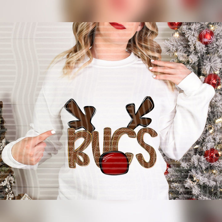 Bucs Deer Antler Mascots DTF transfer