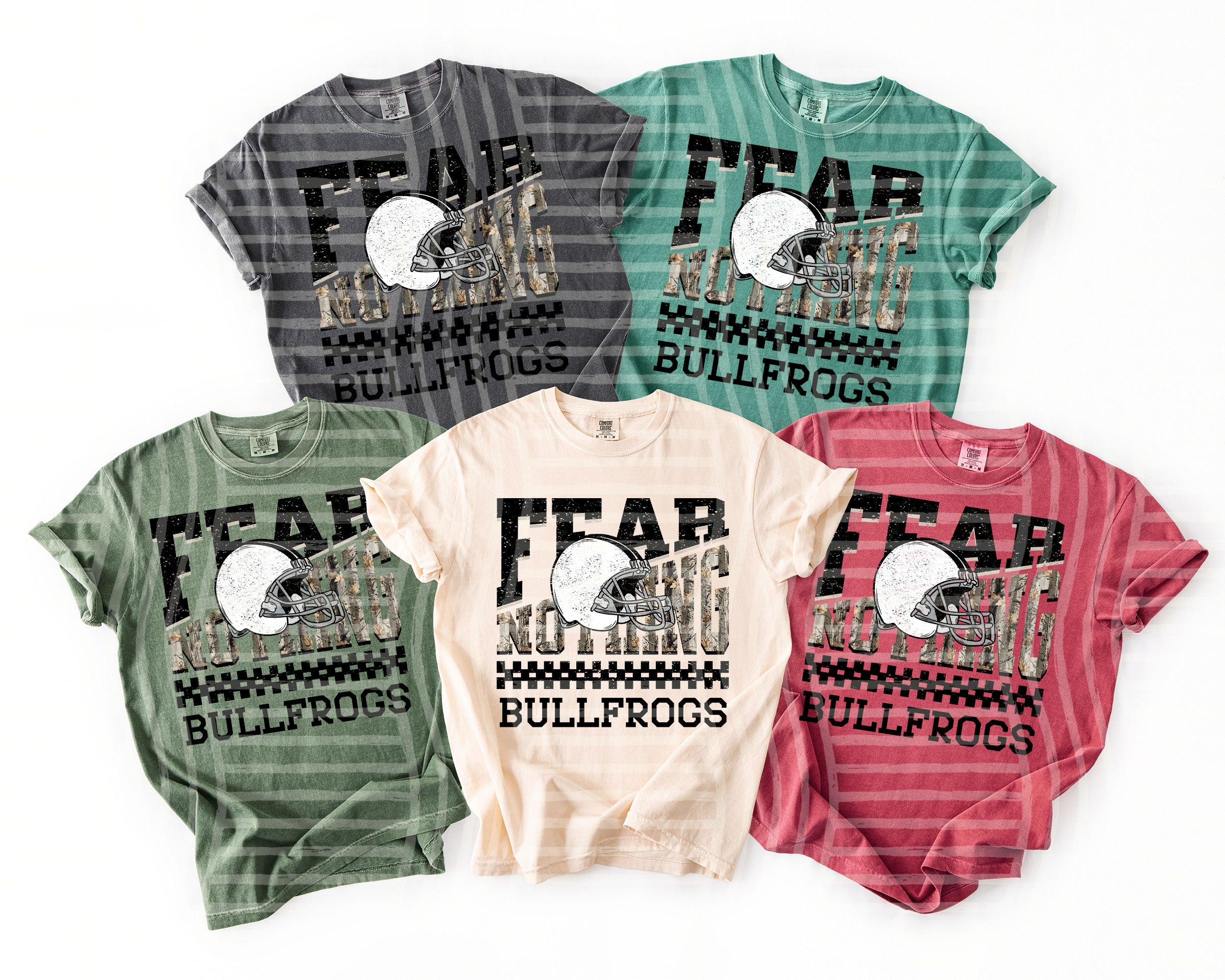 Fear Nothing Mascots Bullfrogs design