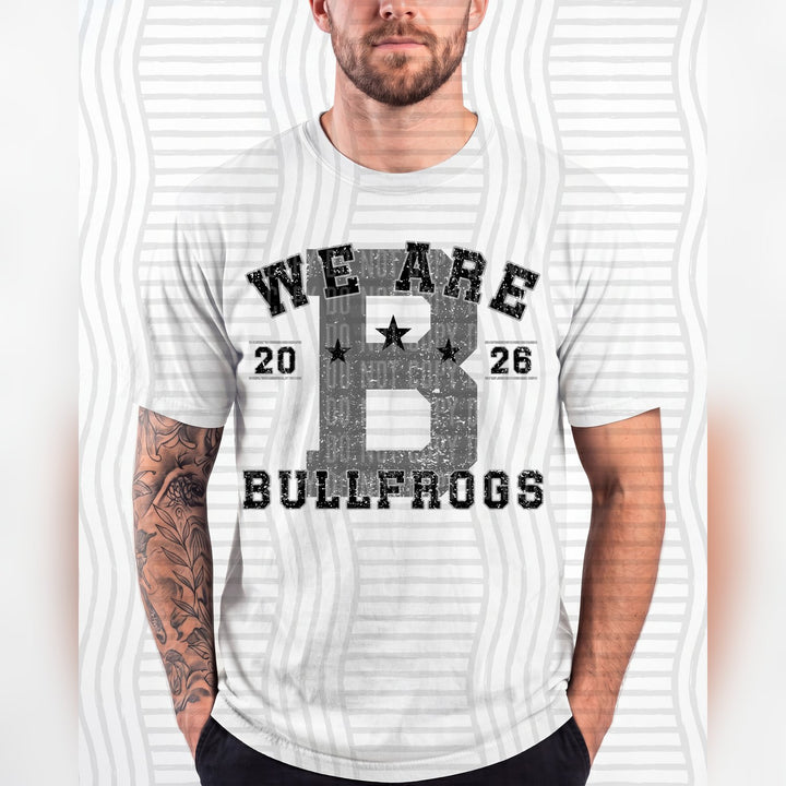 Bullfrogs Varsity Initials Mascots DTF transfer