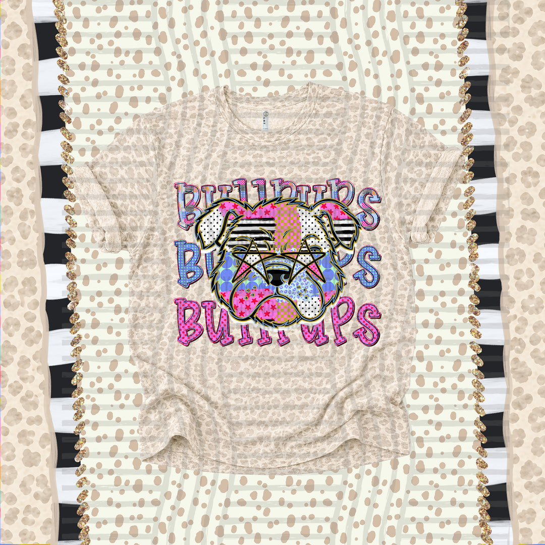Bullpups Dolly Doodle mascot DTF transfer