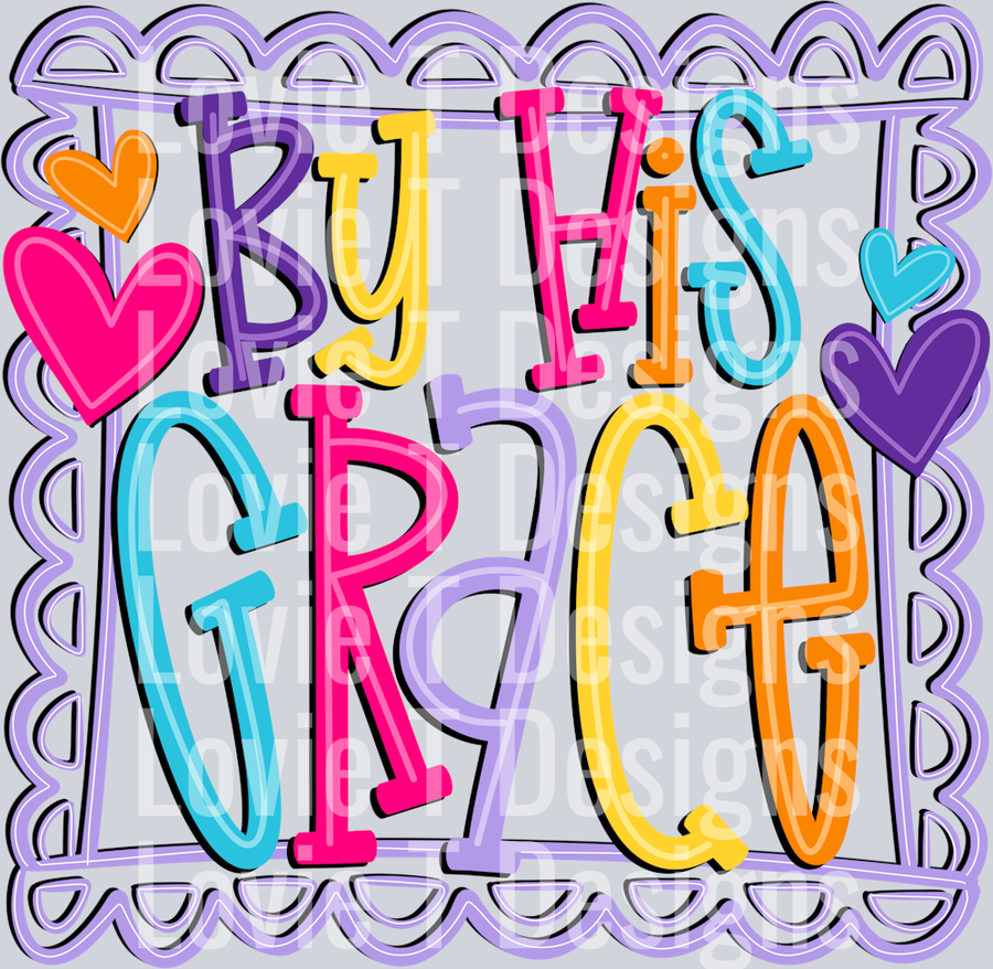 By His Grace Doodle Bright