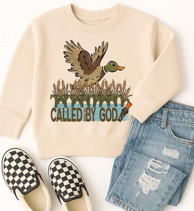 Called By God Orange DTF transfer design – image 1