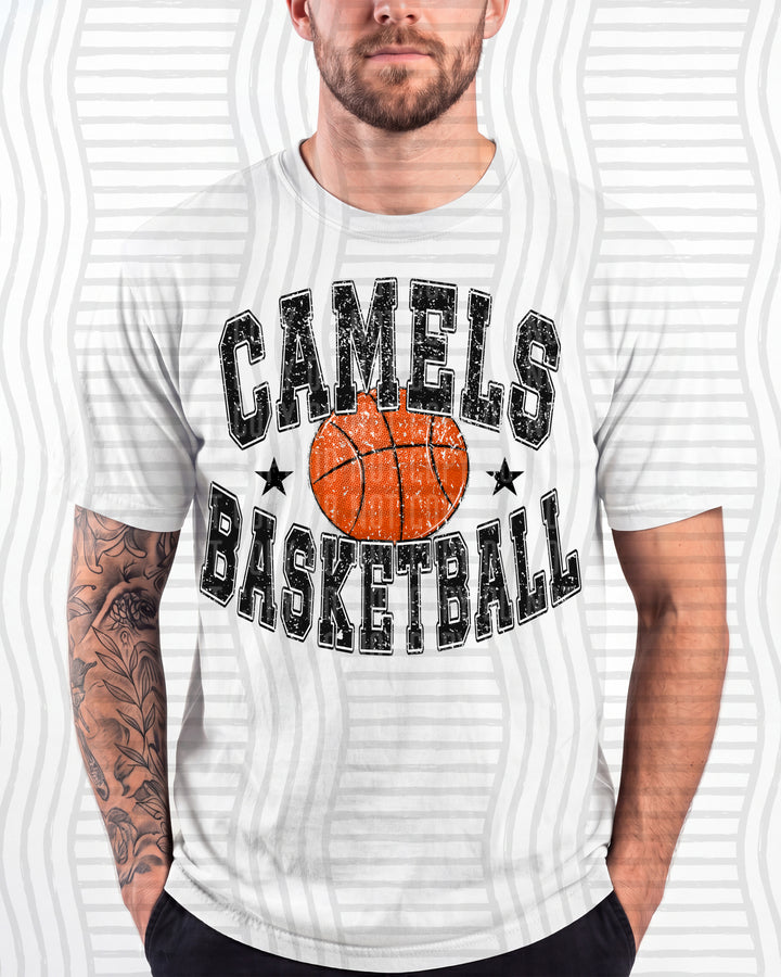 Camels Basketball Varsity Mascots DTF transfer
