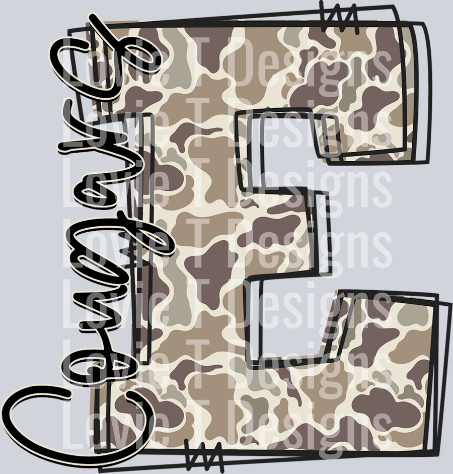 CAMO DOODLE E COUGARS
