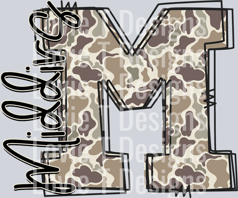 CAMO DOODLE M MIDDIRS