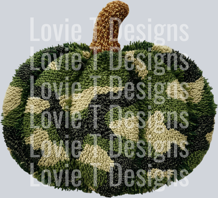 CAMO PUMPKIN FAUX YARN