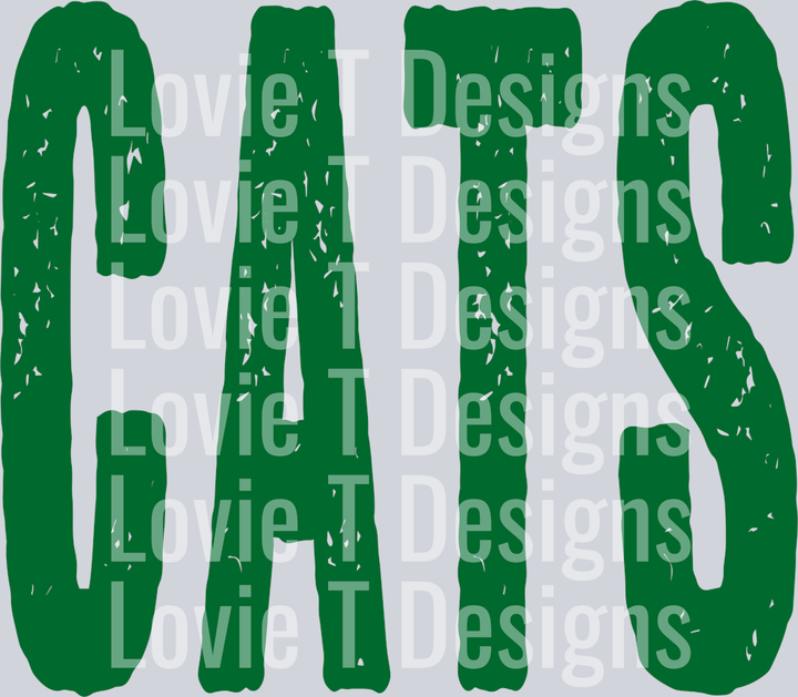 CATS OVERSIZED GRUNGE GREEN